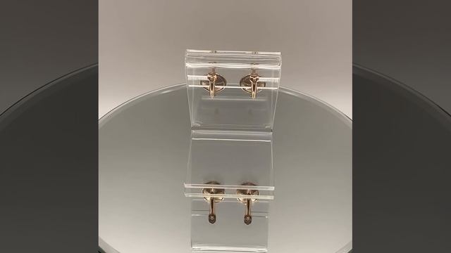 Серьги круглые бижутерия Ø 1,5 мм 58 чешских хрусталиков PRECIOSA А3465275рч