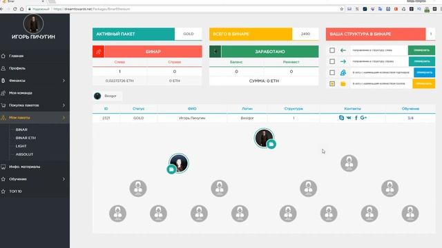 💱 Проект который позволяет построить бесконечный финансовый поток в криптовалюте эфириум 🏆