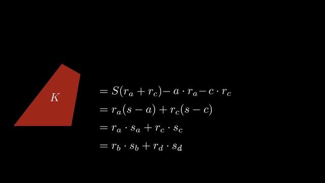 A New Proof of Bhramagupta’s Formula