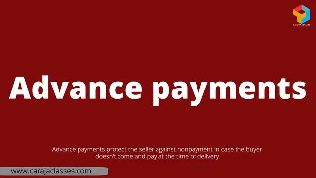Advance payments  | 1 Business Terminology Everyday | CA Raja Classes