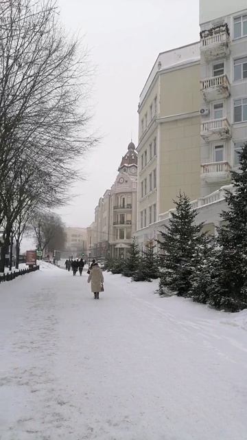 В Хабаровске снег!