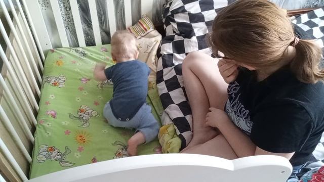 ВЛОГ МАМЫ :) Выходной в декрете, режим дня, знакомство. (1)