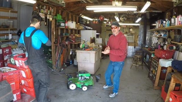 Changing the oil on a 4 cycle Lawn Boy