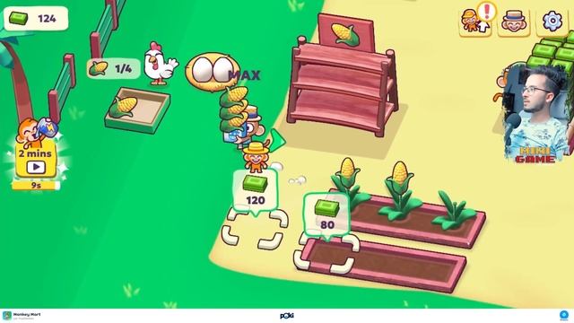 MINI GAME Cherfa -  MONKEY MART 🐒 : القرد المقاول