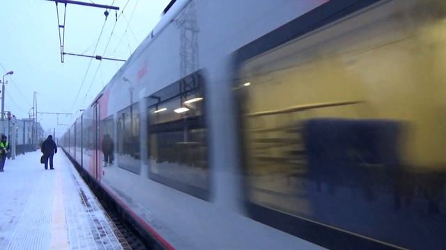Электропоезд ЭС2Г-118 "Ласточка" сообщение "Нахабино - Подольск" (МЦД-2)
