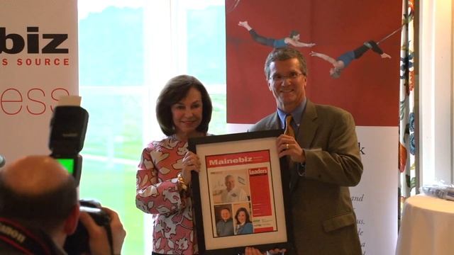 President Danielle Ripich receives 2016 Mainebiz Non-profit Business Leader of the Year award