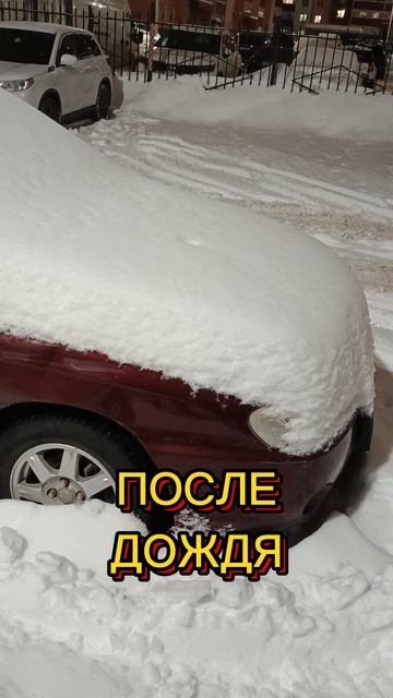 дождь зимой на севере России