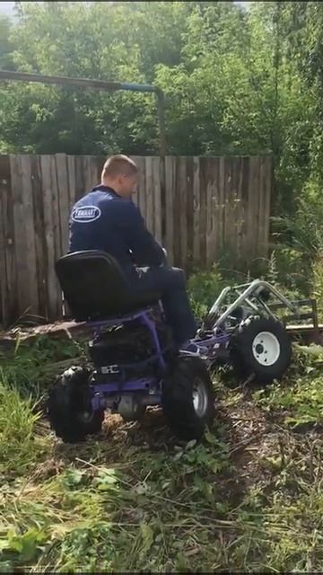 Аккумуляторная садовая тачка