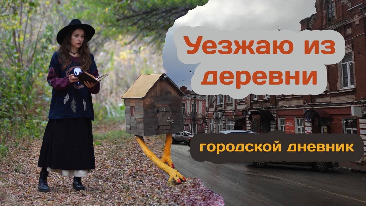 Уезжаю из деревни. Городской дневник.