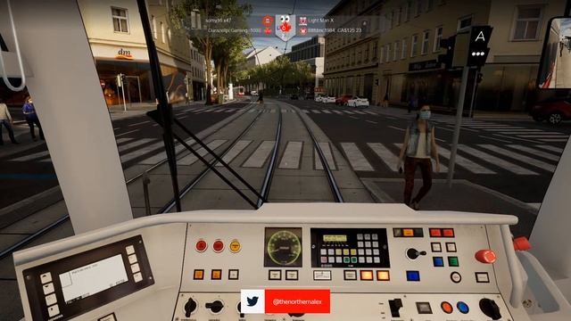 The Worlds worst Tram Driver drives the brand new ULF through Vienna