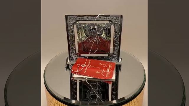 Серебряная Икона Николай Чудотворец оксидирование Б930866Н