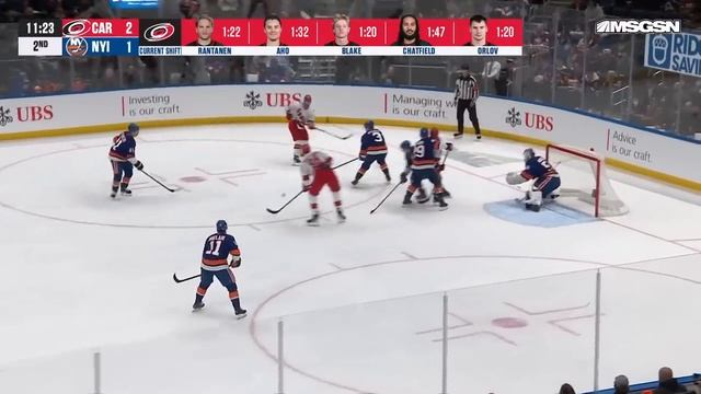 NHL Highlights | Hurricanes vs. Islanders - January 25, 2025