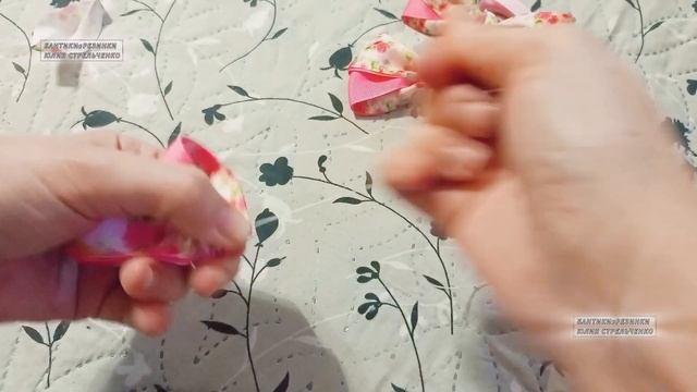 Простой красивый бантик из ленты (для новичков)