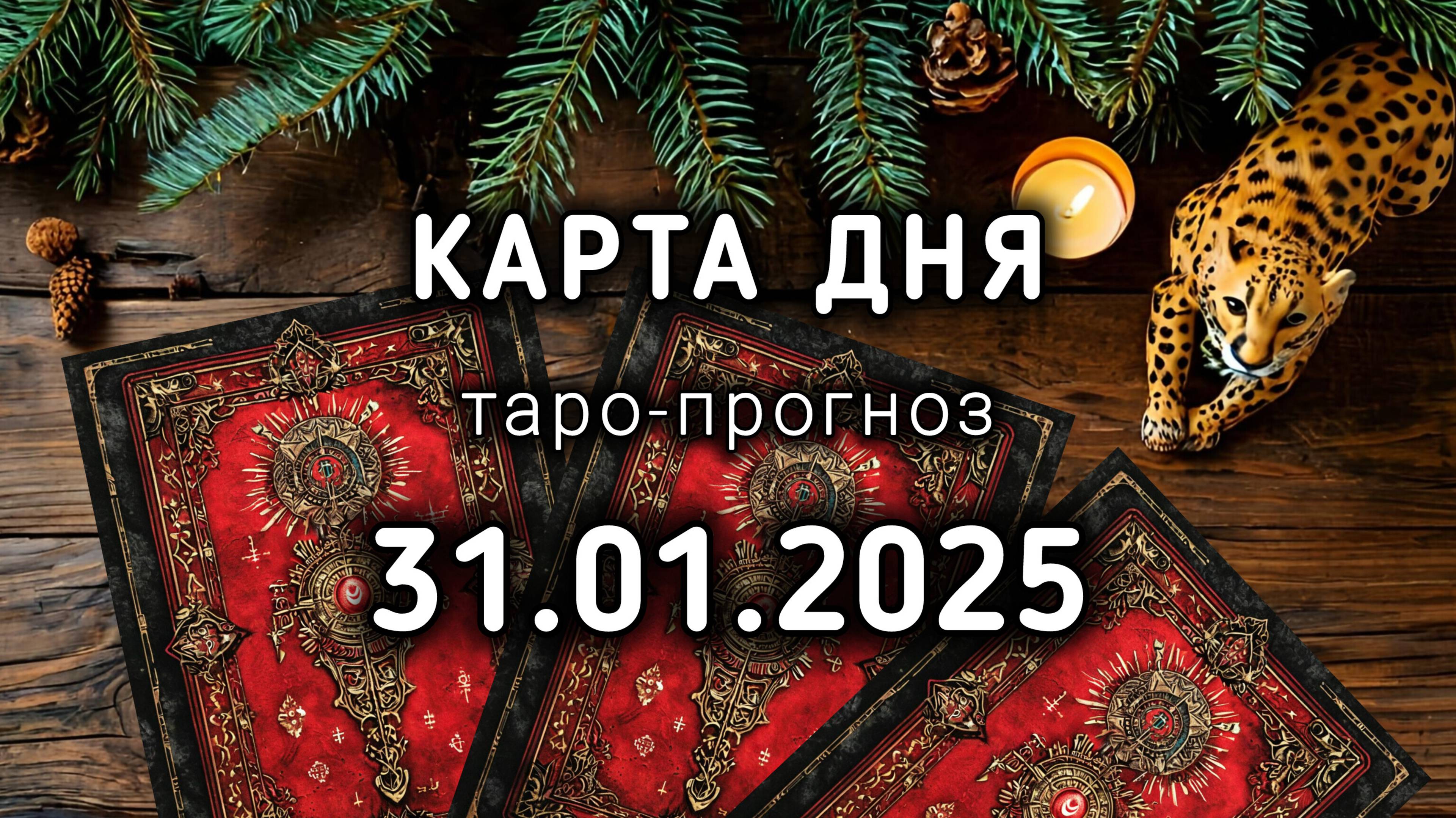 КАРТА ДНЯ 31 ЯНВАРЯ ТАРО прогноз расклад совет на 3 лунный день ГЕПАРД. Энергия дня