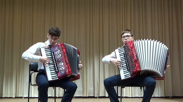 Дуэт аккордеонистов Тихвинский Глеб- Соломин Захар/ДШИ № 7 г. Йошкар-Олы