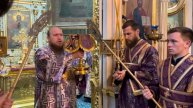 Божественна літургія в четверту неділю Великого посту в Покровському кафедральному храмі м. Луцька.