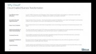Workplace Modernization and Cloud Enabled Business Transformation
