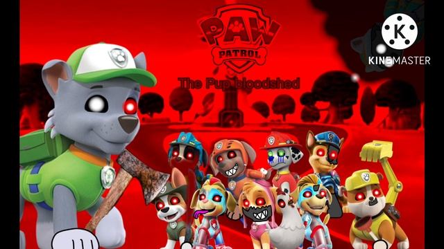 Paw patrol: the pup bloodshed poster
