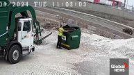 Winnipeg business owner says overflowing bin that led to overcharge staged by garbage company