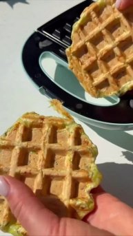 Диетические кабачковые вафли