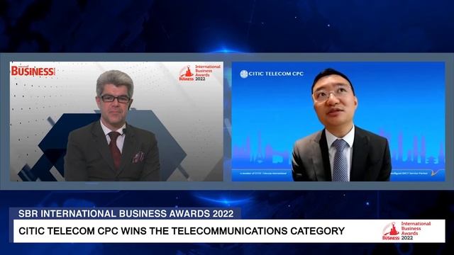 【SBR International Business Awards 2022 -  Telecommunications Award】