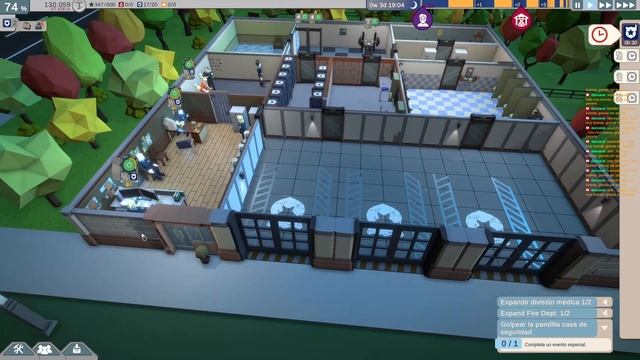 Rescue HQ - The Tycoon / #1  / Estación de Policía / En Español.