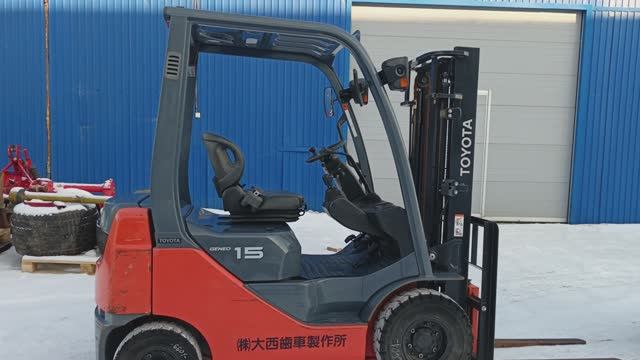 Вилочный погрузчик TOYOTA 8FG15, № 8FG18-36601