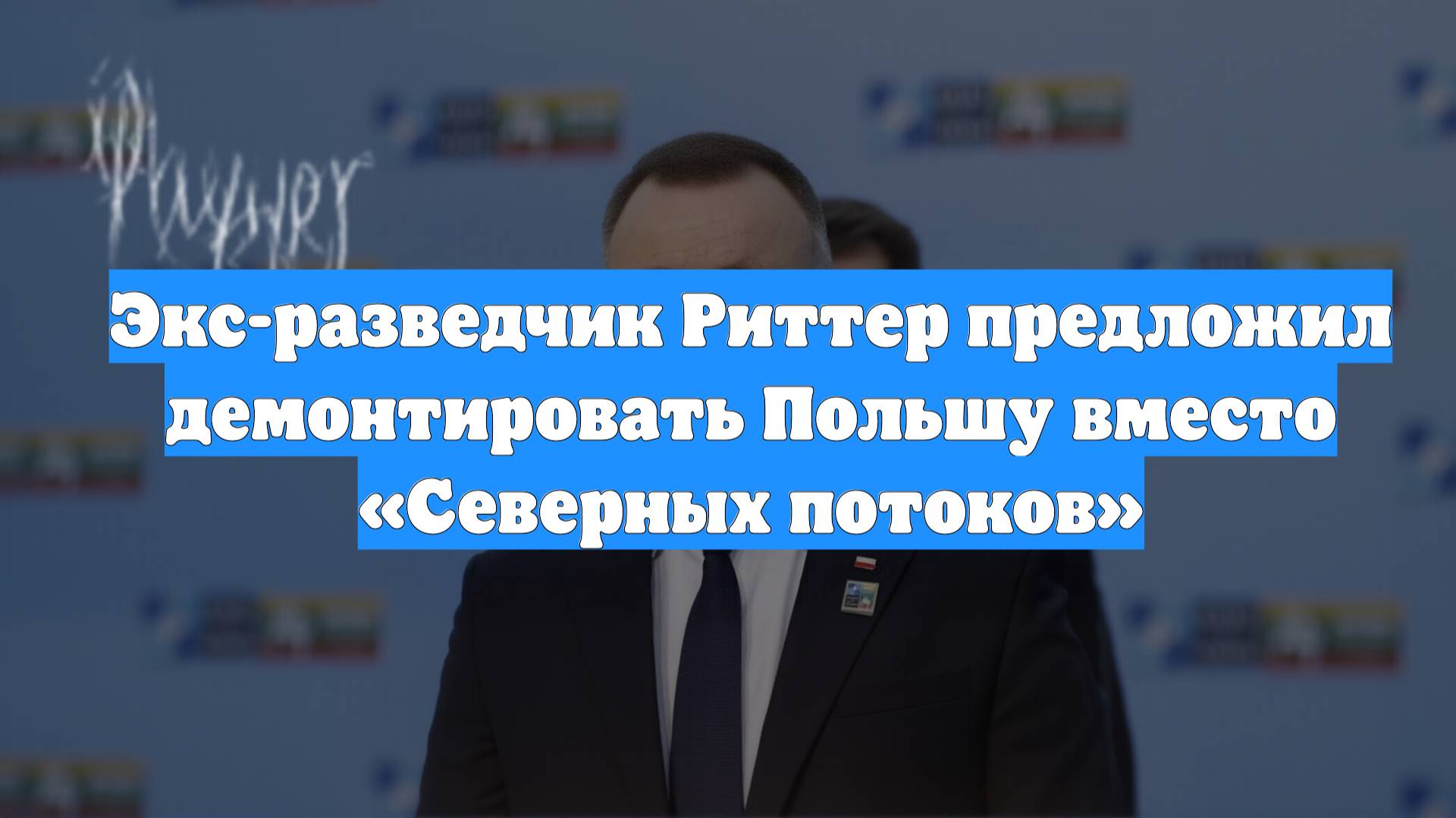 Экс-разведчик Риттер предложил демонтировать Польшу вместо «Северных потоков»