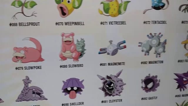 151 Original Pokémon Poster