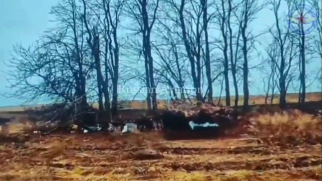 🇷🇺Российский ударный дрон уничтожил вражеский разведывательный БПЛА самолётного типа "Посейдон"