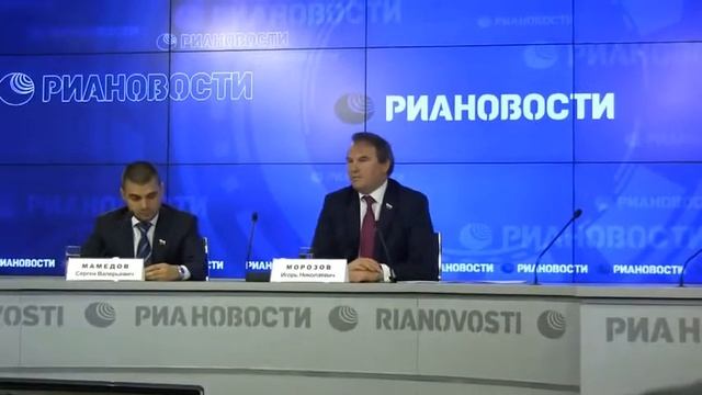Пресс-конференция членов СФ РФ об организации помощи Украине. 06.03.2014