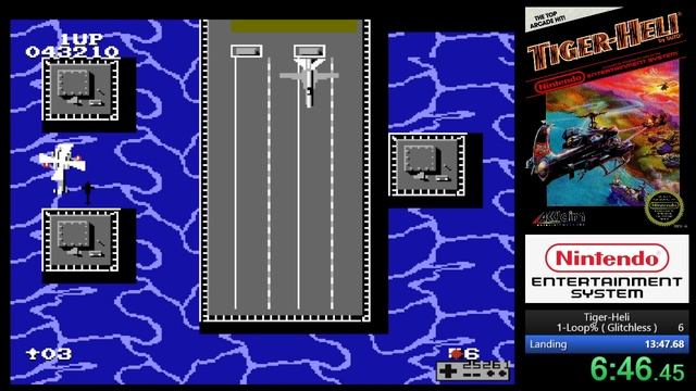 Tiger-Heli (NES) Speedrun in 13m 10s