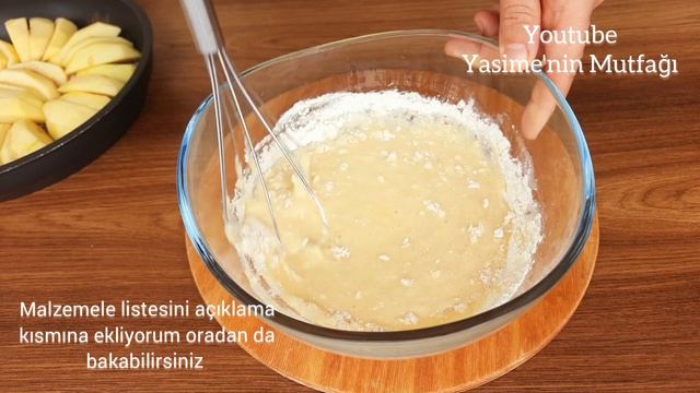 Elmaları tavaya Dizin Sonuçtan Çok Memnun Kalacaksınız 😋FIRINSIZ ve BASİT Pasta 🖐#asmr