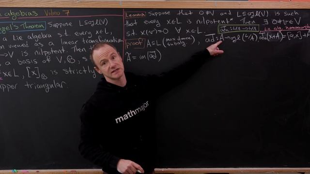 Lie Algebras 7 -- Engel's Theorem