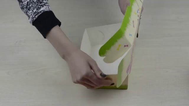 Сборка коробки 18 х 12 х 8 см контейнер Весна