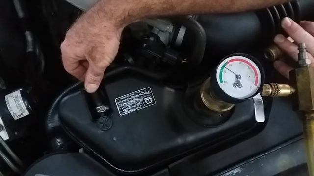 Jaguar expansion tank leak