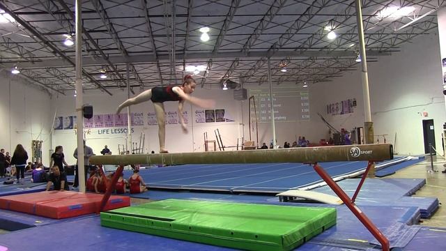 Ashleigh [Beam] 3.19.16 - Flipping Through Decades (Xcel Silver)