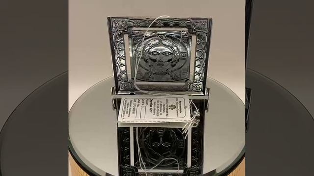 Серебряная икона Спас Нерукотворный оксидирование Б930866СН