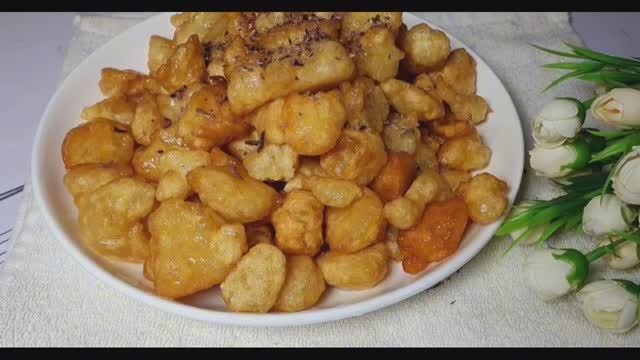 БОЖЕ, КАК ВКУСНО! Всего 2 ингредиента – Мука + Вода! Восточная сладость ЛОКМА 🍯