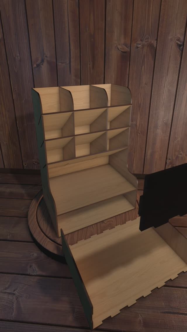 3d модель органайзера #органайзер #3dmodeling #cinema4d
