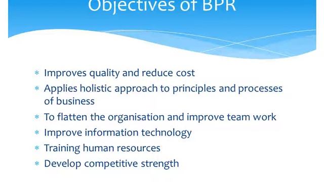 Business Process Re - engineering  (MG University B Com) 2 SEMESTER Business Management.