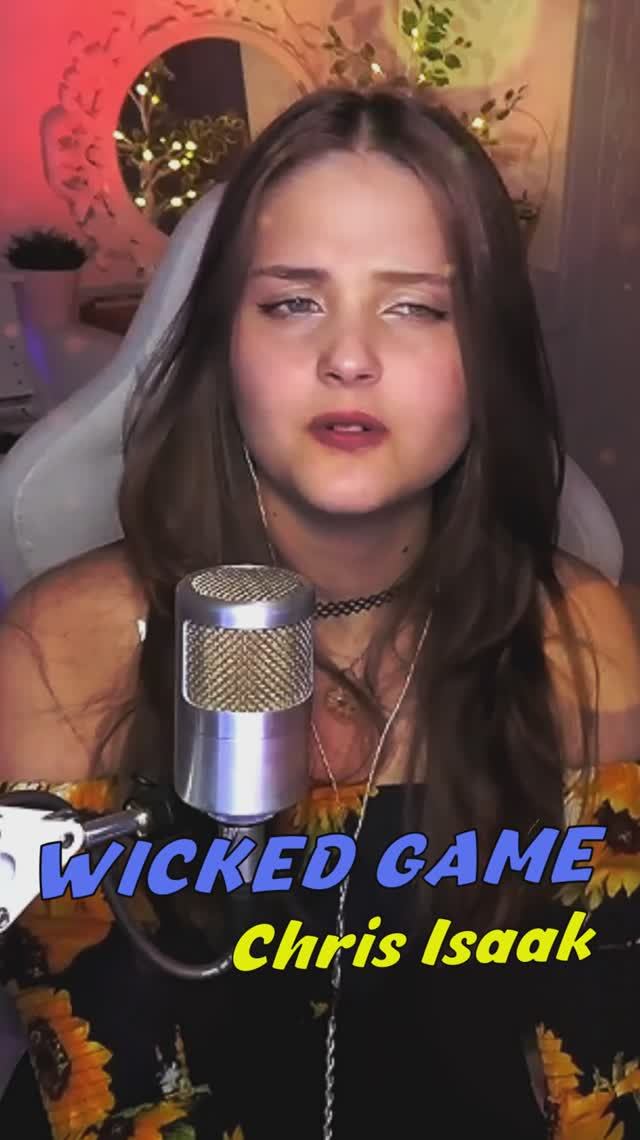 Спела Wicked Game - Chris Isaak cover lyrics NastAsya
