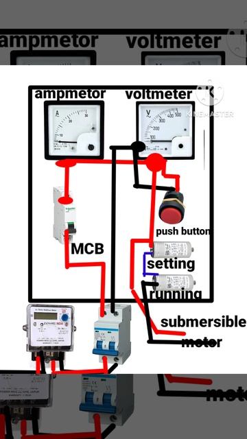 how to submersible pump wiring Connection kaise Karen #electrical #shortvideo #shorts