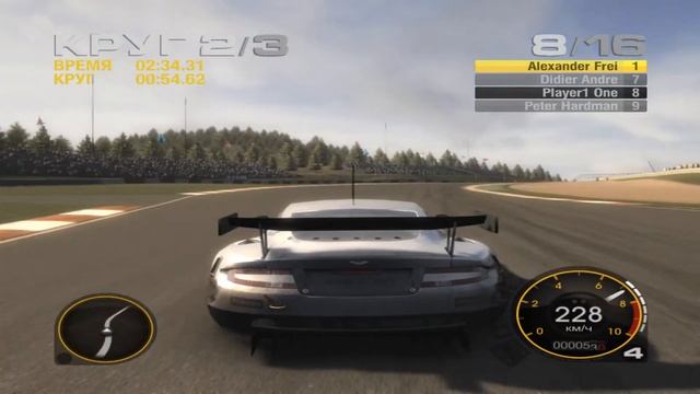 RACE DRIVER GRID. ВЫНОСЛИВОСТЬ. ASTON MARTIN DBR9
