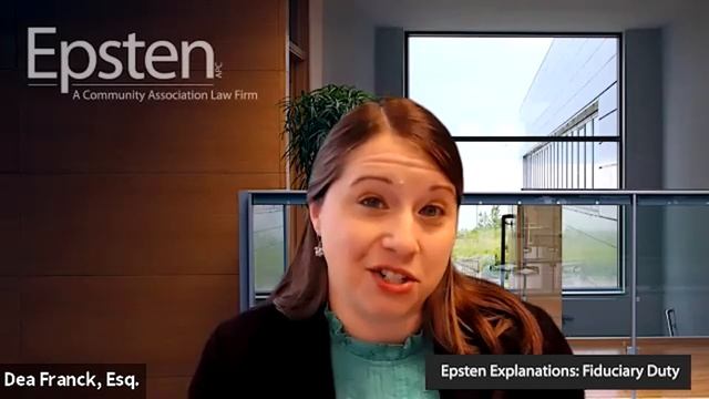 Epsten Explanations: Fiduciary Duty
