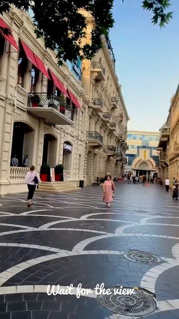 Баку — главный город Азербайджана. #travel #street #baku #nizamiStreet