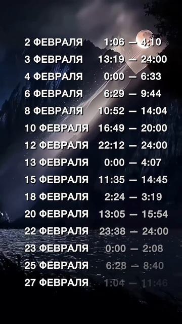 🌙 Луна без курса в Феврале 2025 года #астрология #лунабезкурса #февраль2025 #важныедаты #план