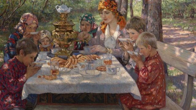 Дышу весной в родительском саду