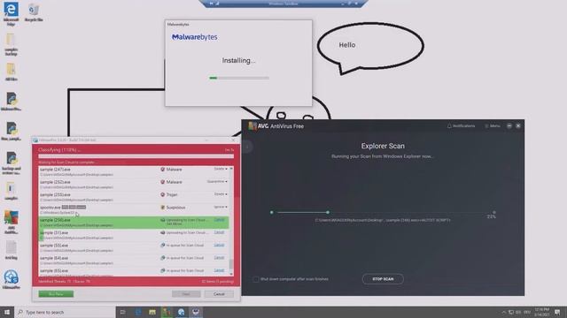 AVG vs ESET