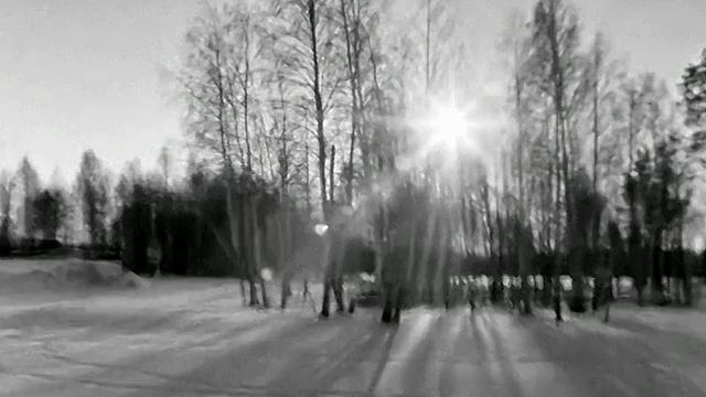 1976 год. Тюменская область. Село зимой